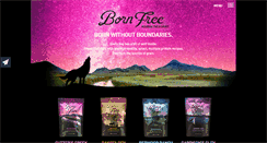 Desktop Screenshot of bornfreepetfood.com